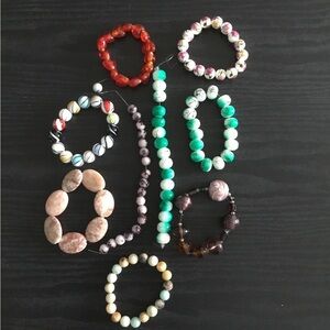 Colorful Beaded Bracelet Set